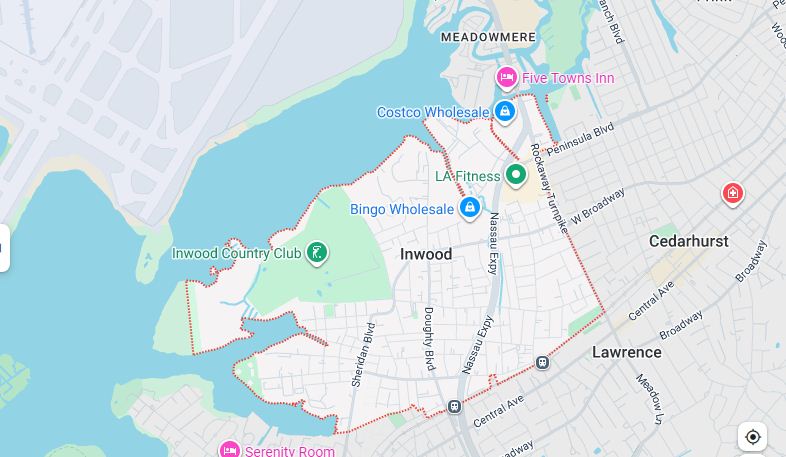 Service area map